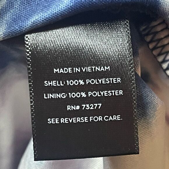 Simply Vera Hi-Lo Tie Dye Chiffon Sleeveless dress - Picture 11 of 12